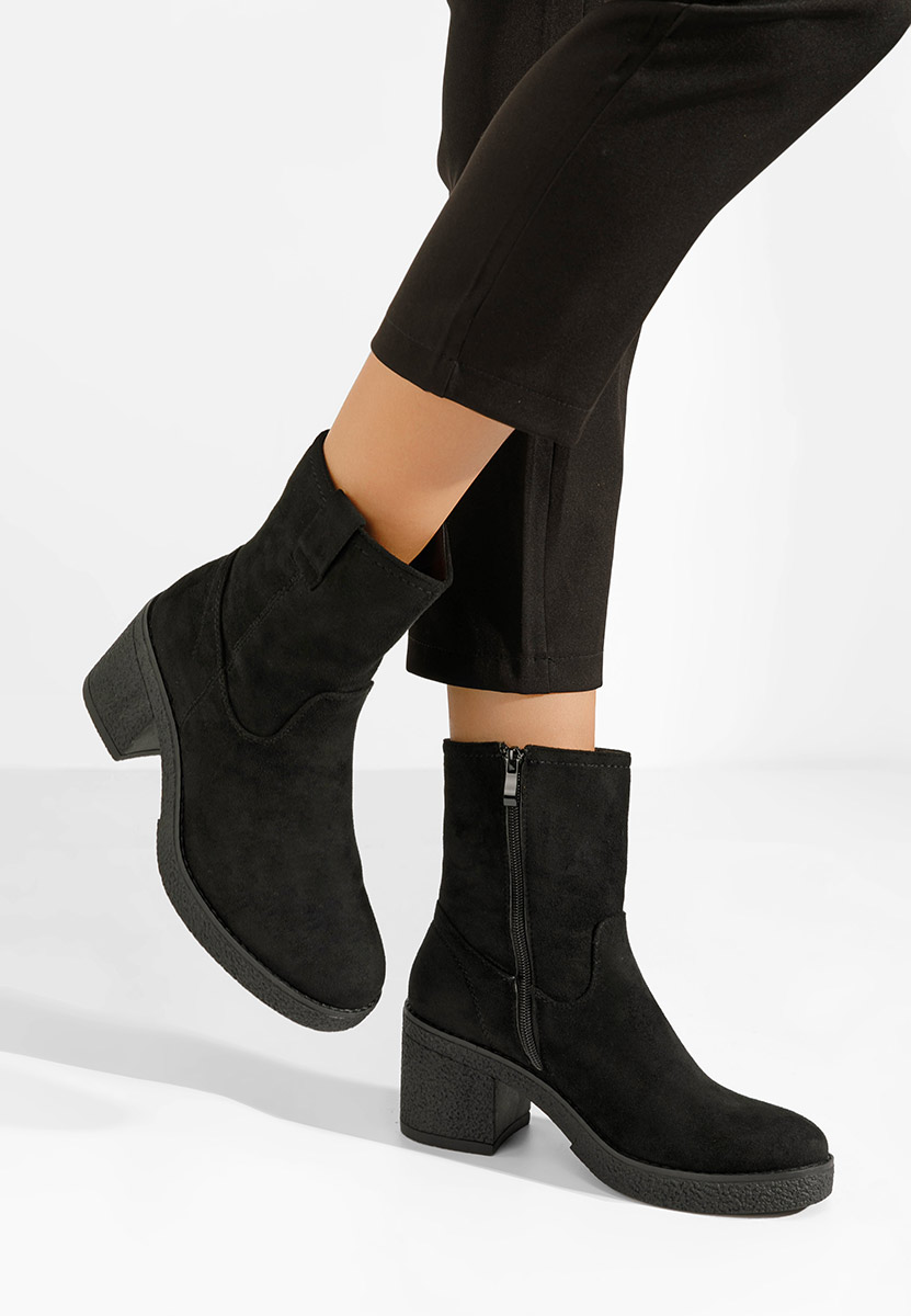 Ghete cu toc Idika negre