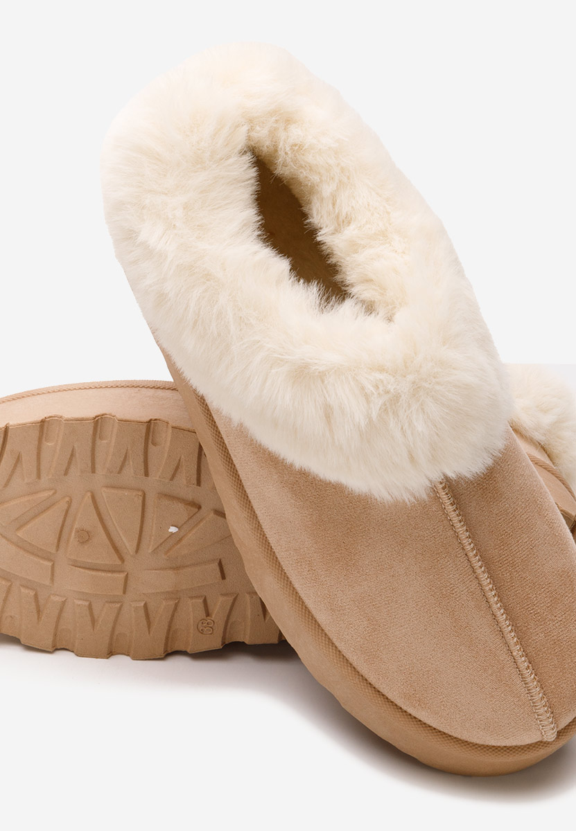 Saboti dama cu platforma Cozy kaki