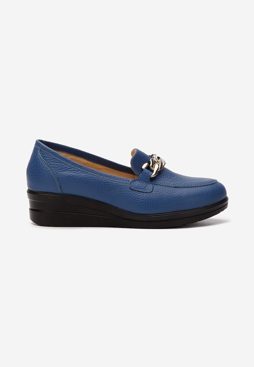 Mocasini dama piele Siara navy