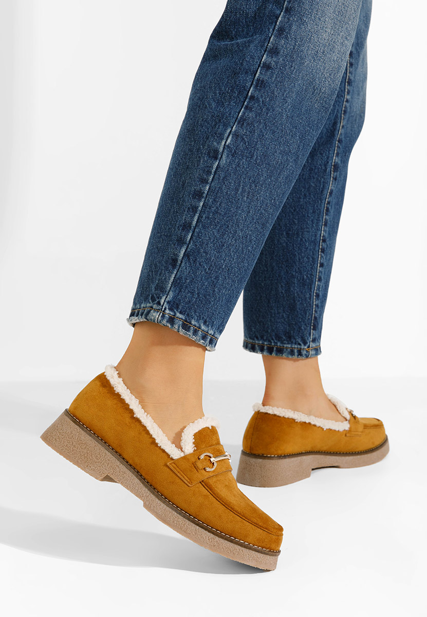 Mocasini dama Danissa camel