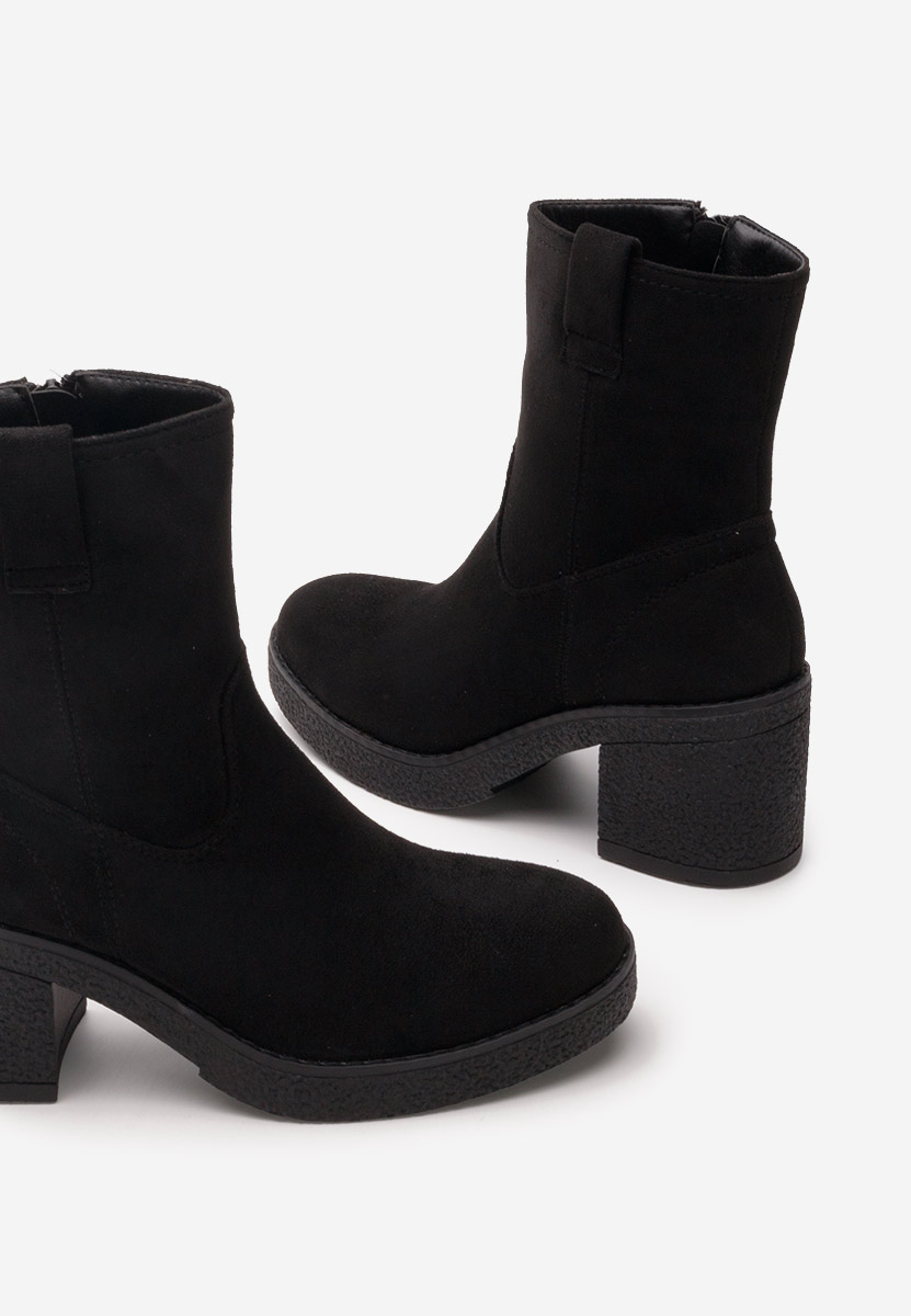 Ghete cu toc Idika negre