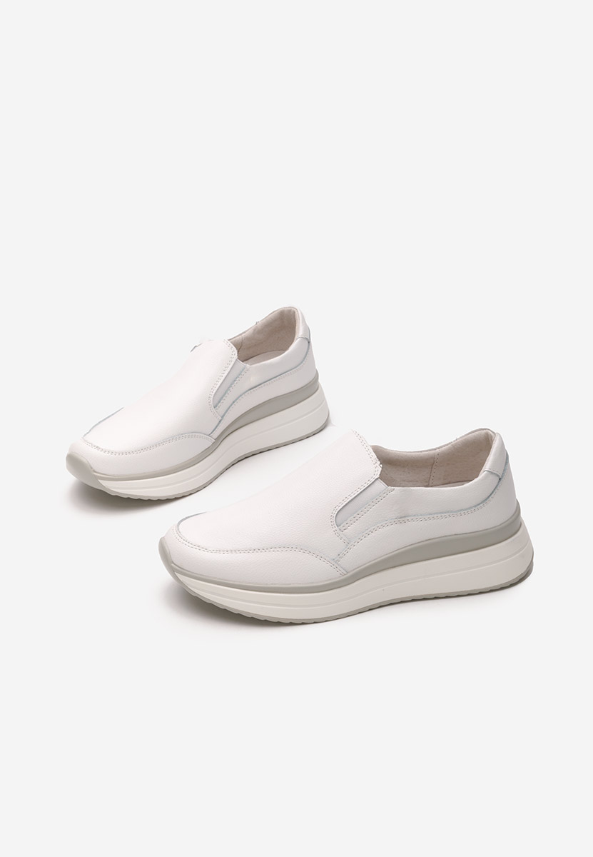 Pantofi casual damă Esmai albi