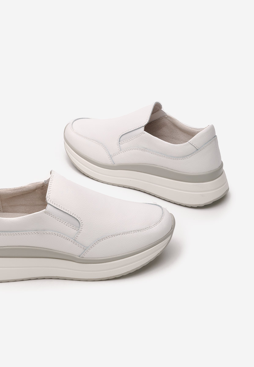 Pantofi casual damă Esmai albi