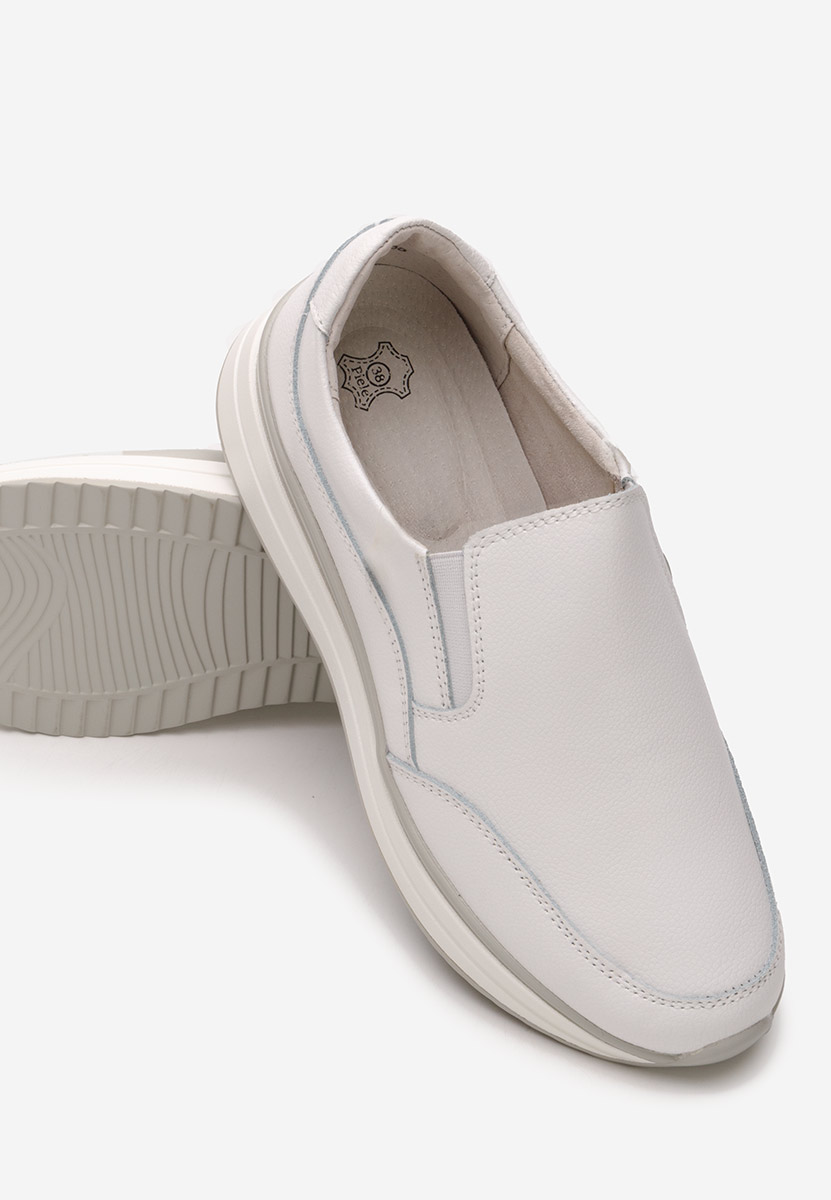 Pantofi casual damă Esmai albi