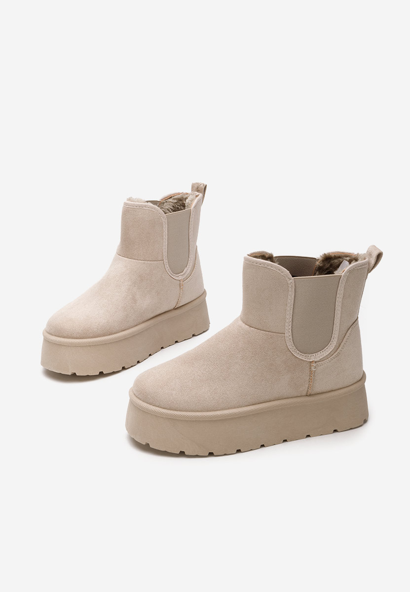 Cizme tip ugg Kaiza kaki Cizme tip ugg Kaiza kaki