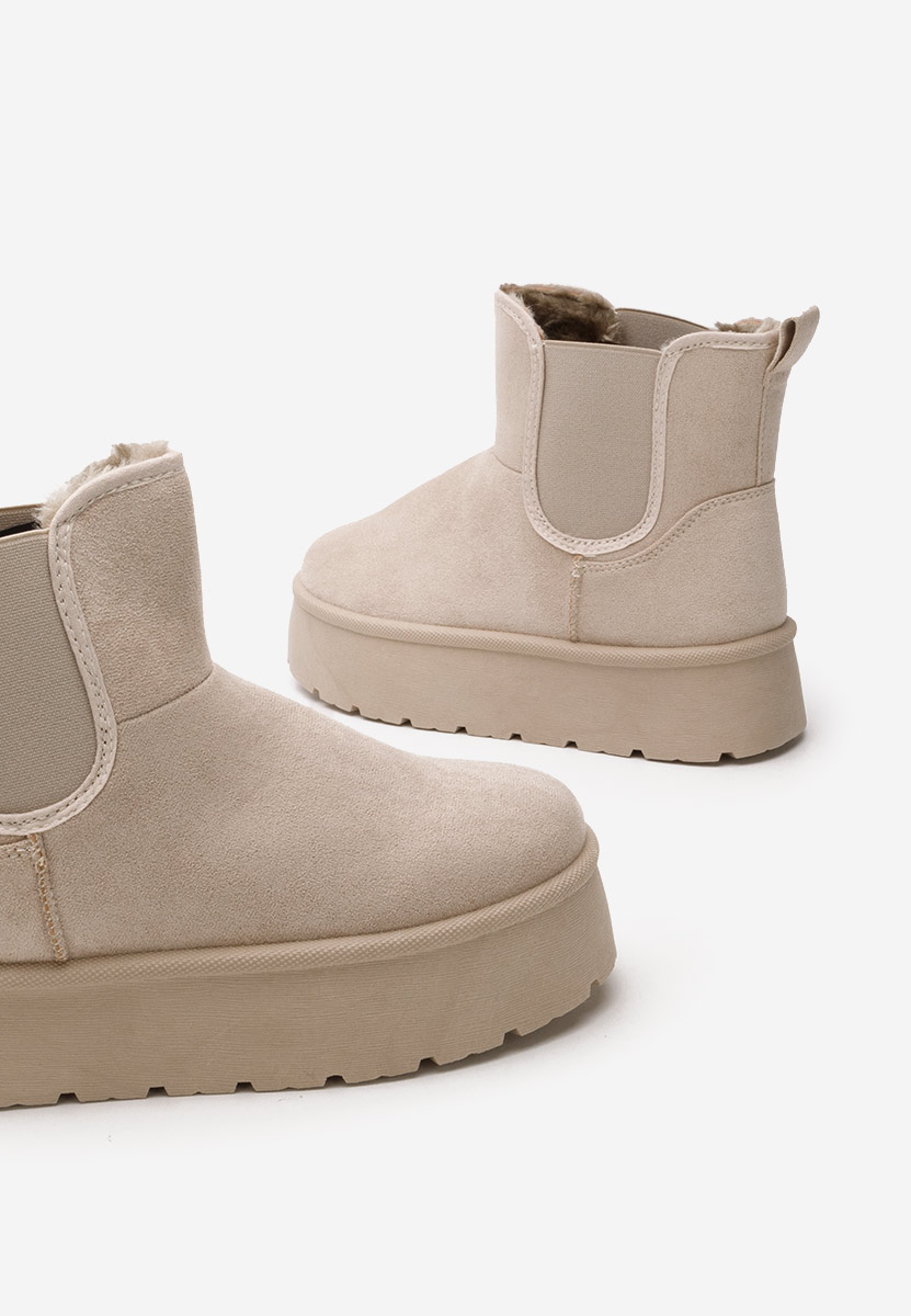 Cizme tip ugg Kaiza kaki Cizme tip ugg Kaiza kaki