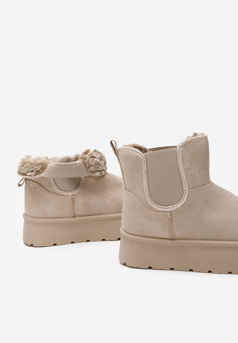 Cizme tip ugg Kaiza kaki Cizme tip ugg Kaiza kaki