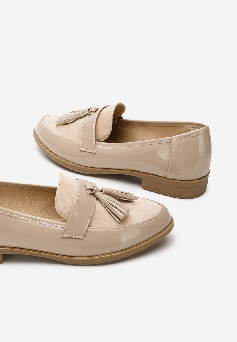 Mocasini dama eleganti Kayia bej