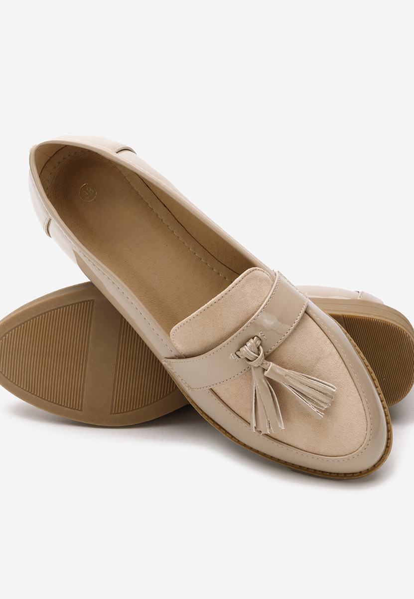 Mocasini dama eleganti Kayia bej