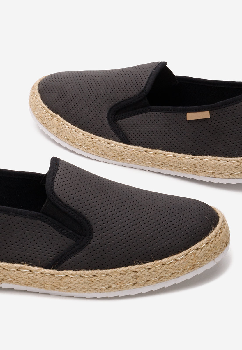 Espadrile barbati Tofer negre