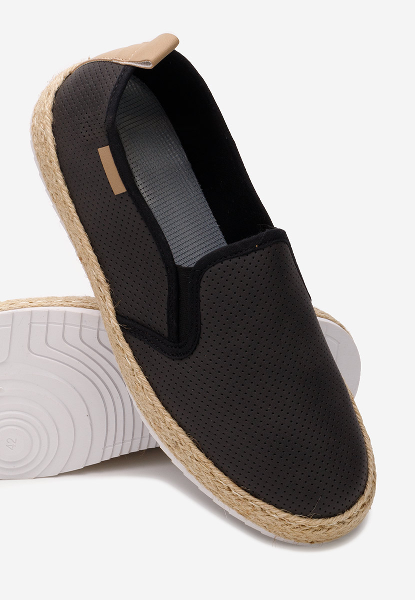 Espadrile barbati Tofer negre
