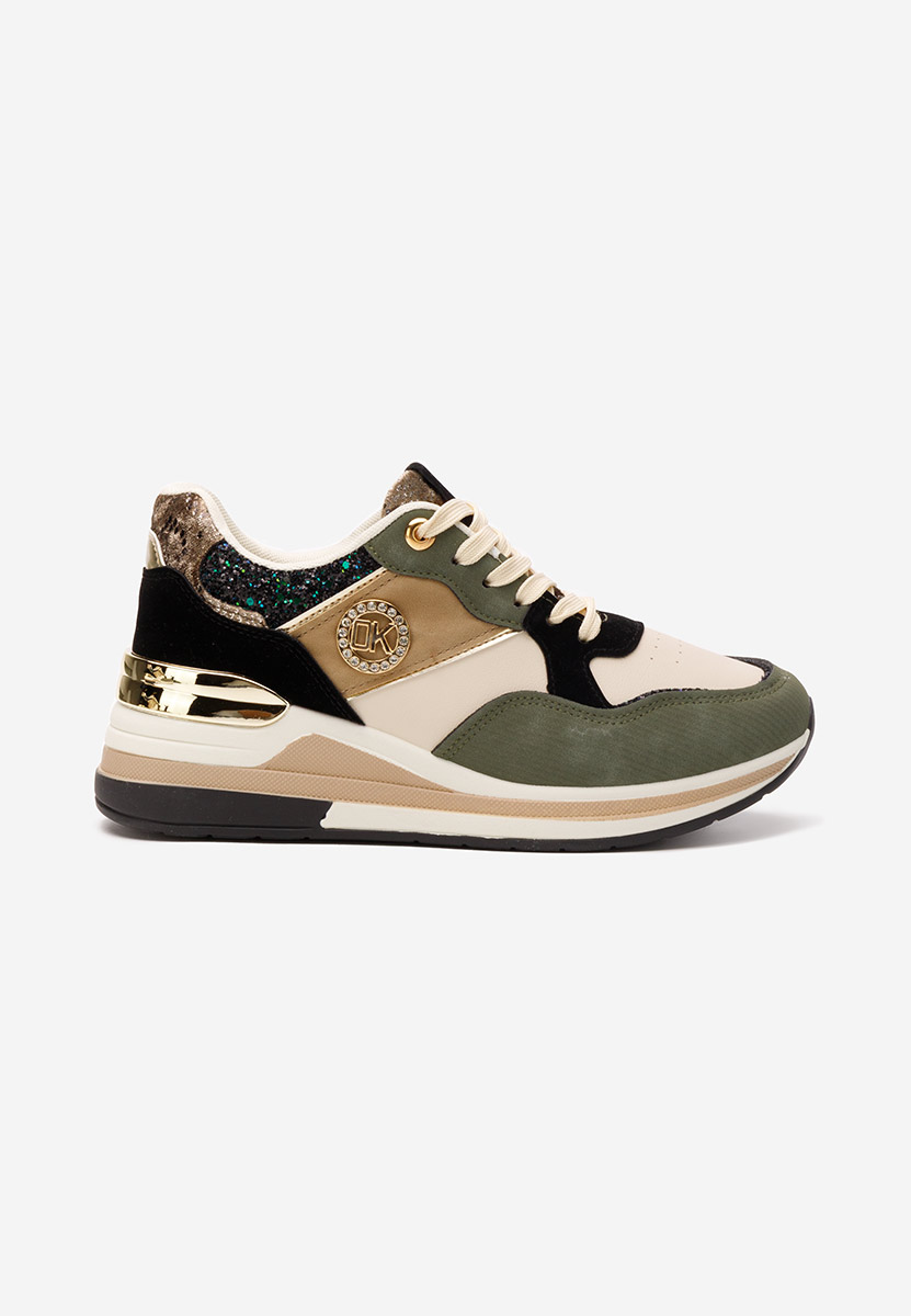 Sneakers cu platforma Magaly verzi
