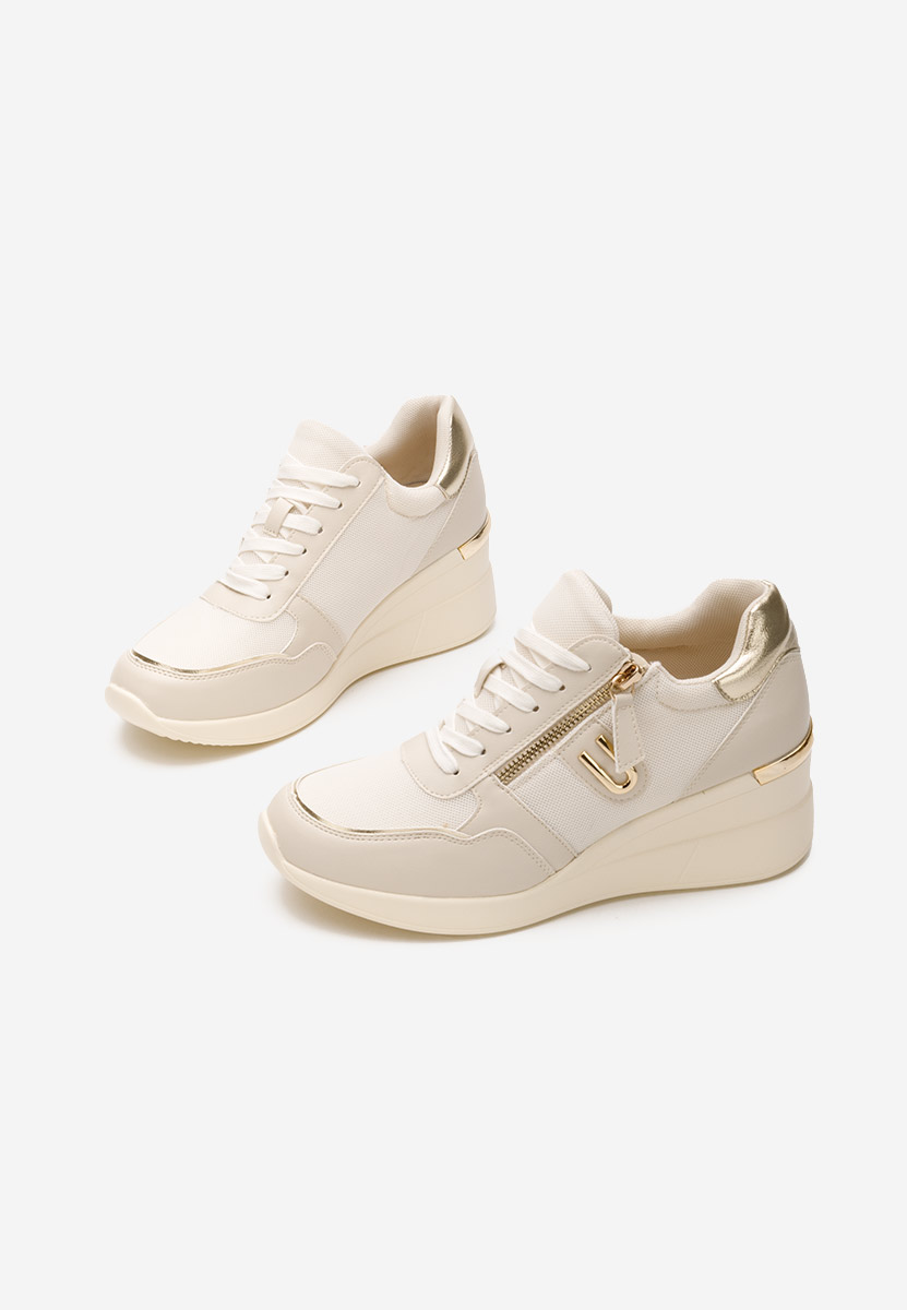 Sneakers cu platforma Ilioana bej