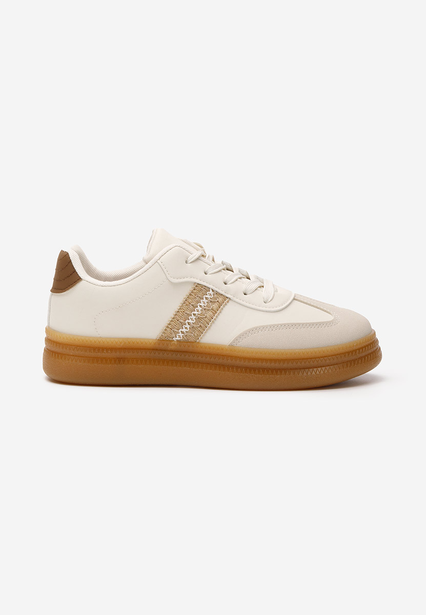 Sneakers dama Tristina albi