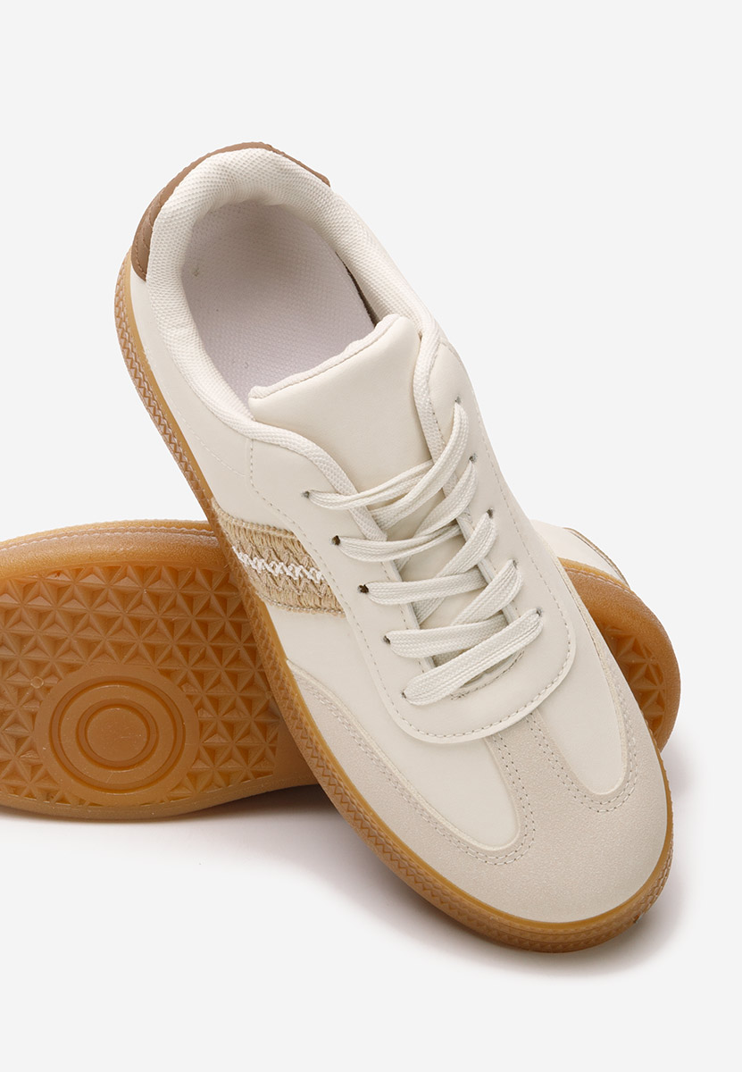 Sneakers dama Tristina albi