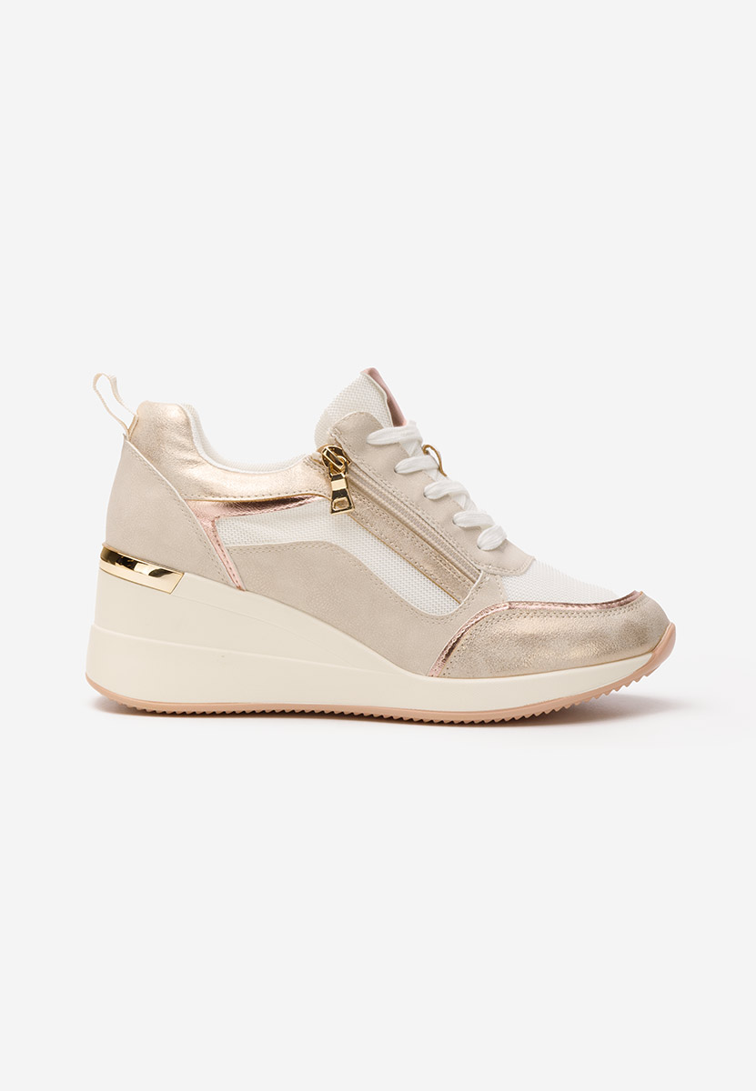 Sneakers cu platforma Kalista albi