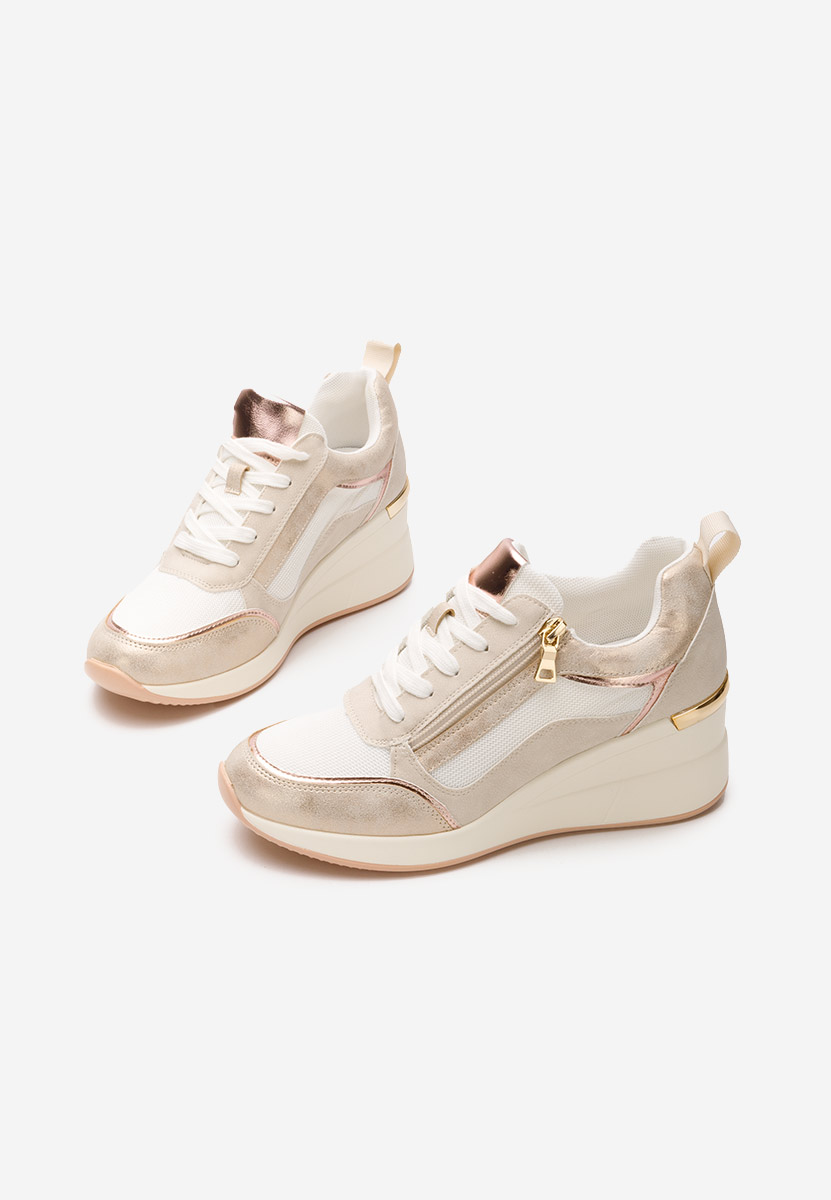 Sneakers cu platforma Kalista albi