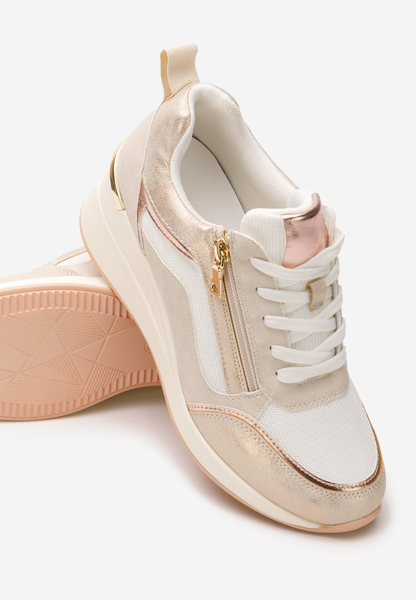 Sneakers cu platforma Kalista albi