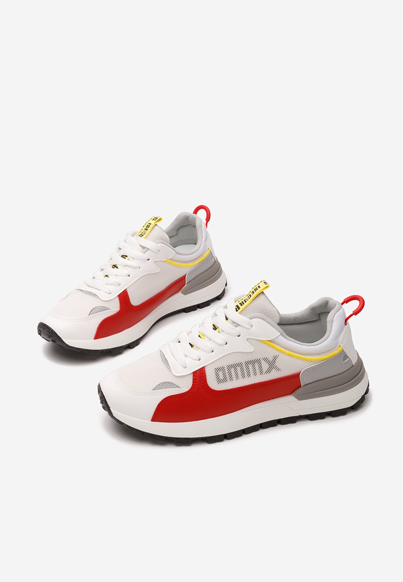 Sneakers barbati Damon albi
