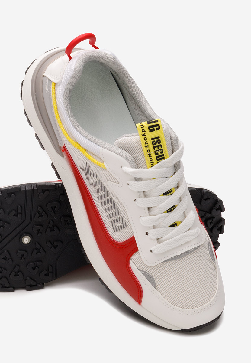 Sneakers barbati Damon albi