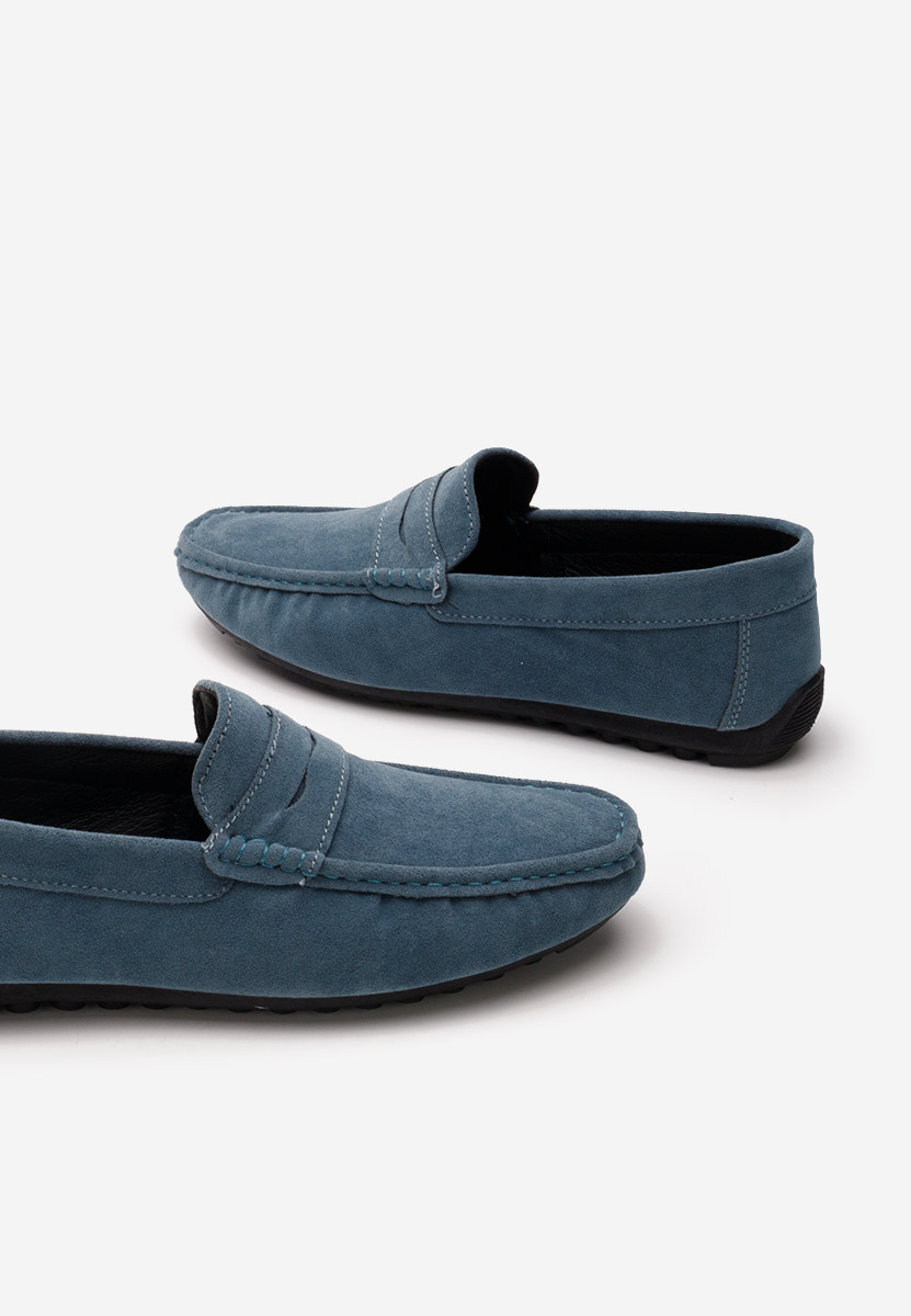 Mocasini barbati Bernard albastri