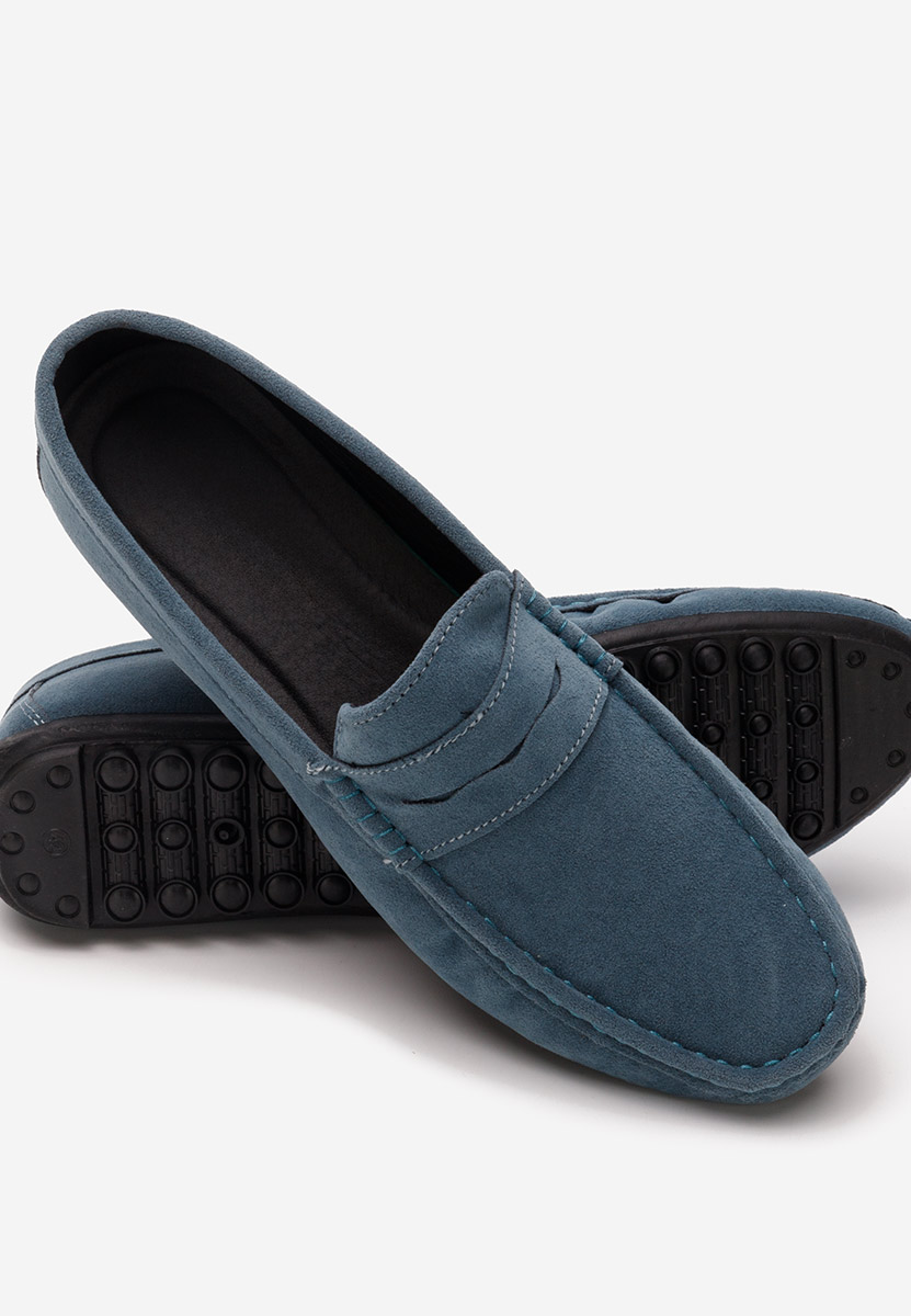 Mocasini barbati Bernard albastri