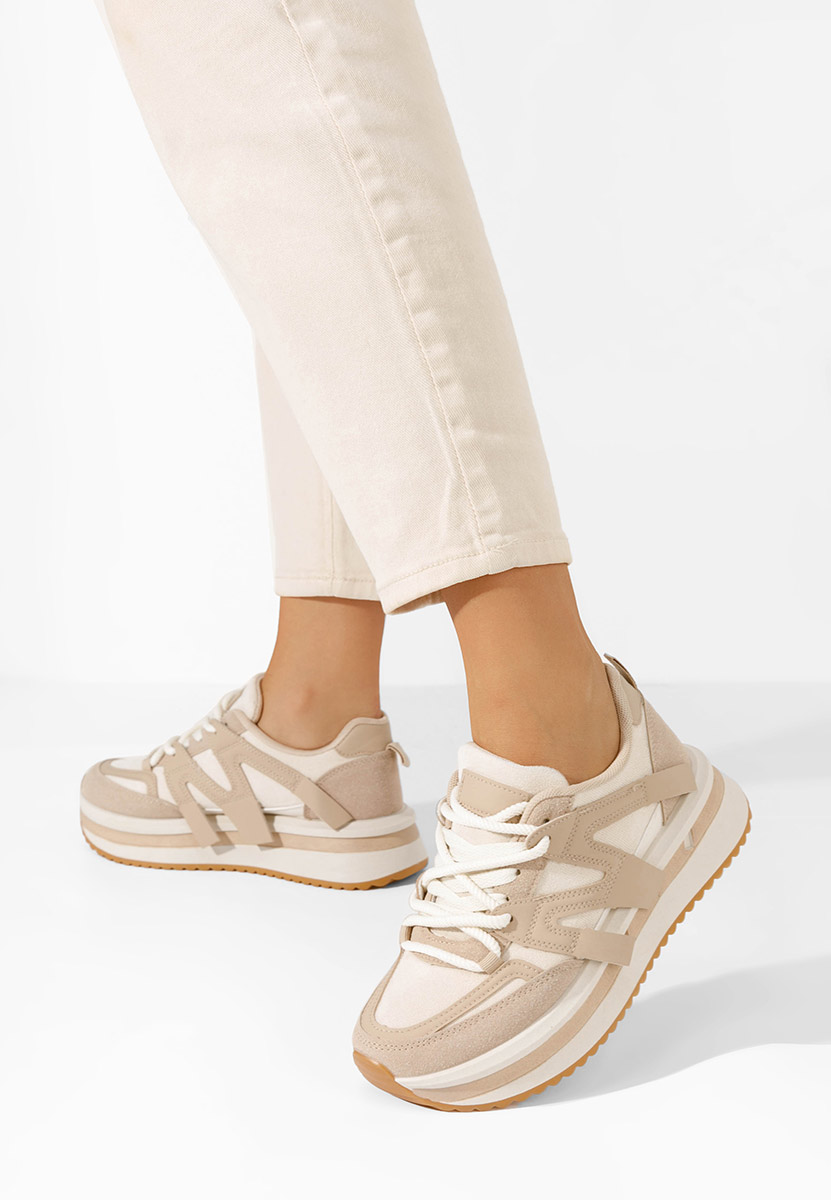 Sneakers cu platformă Pannyssa kaki