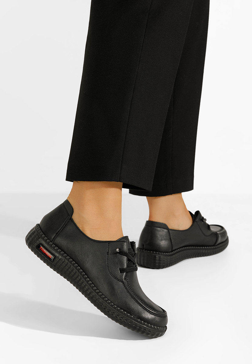 Pantofi casual dama Robyn negri