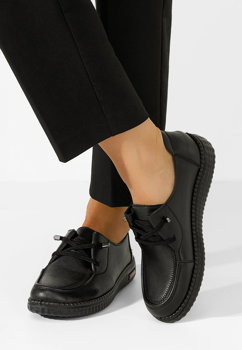 Pantofi casual dama Robyn negri