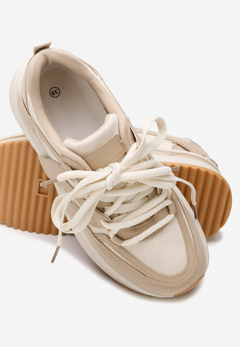 Sneakers cu platformă Pannyssa kaki