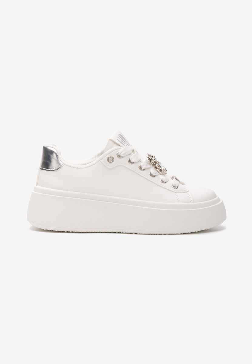 Sneakers cu platformă Amale albi