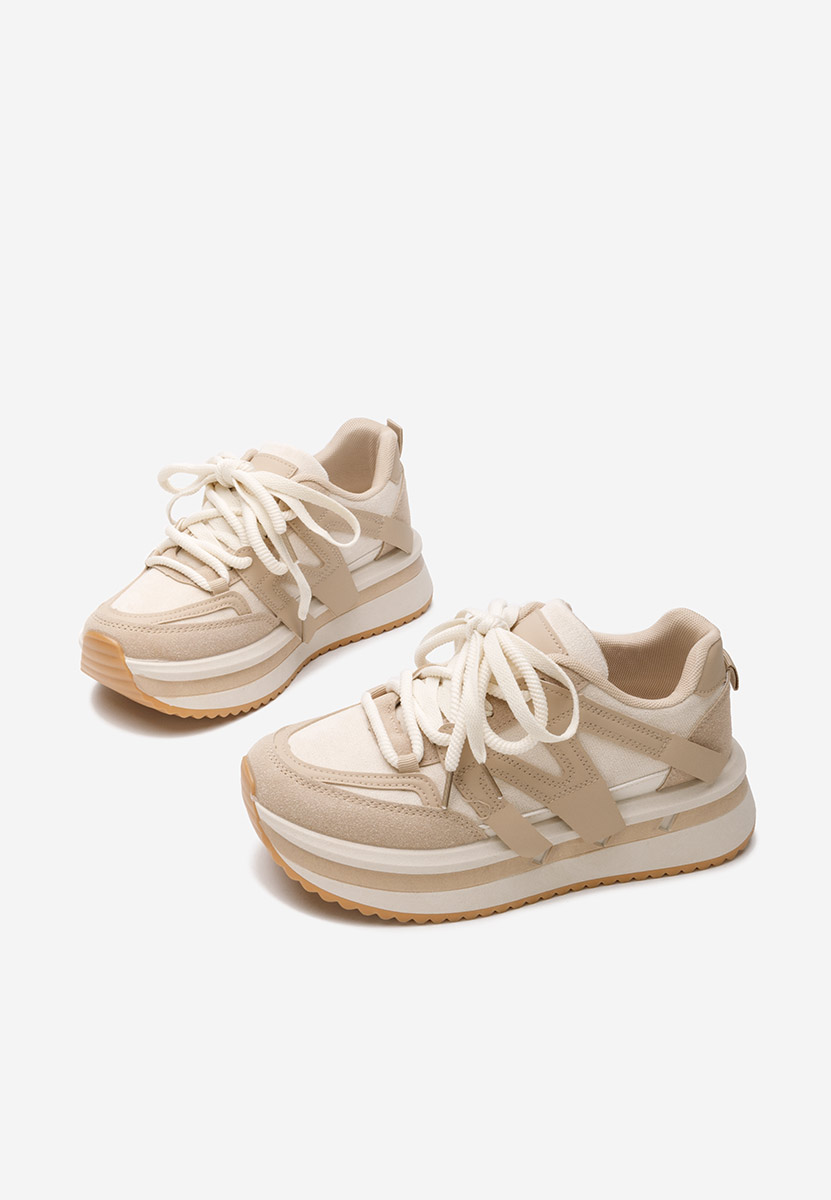 Sneakers cu platformă Pannyssa kaki