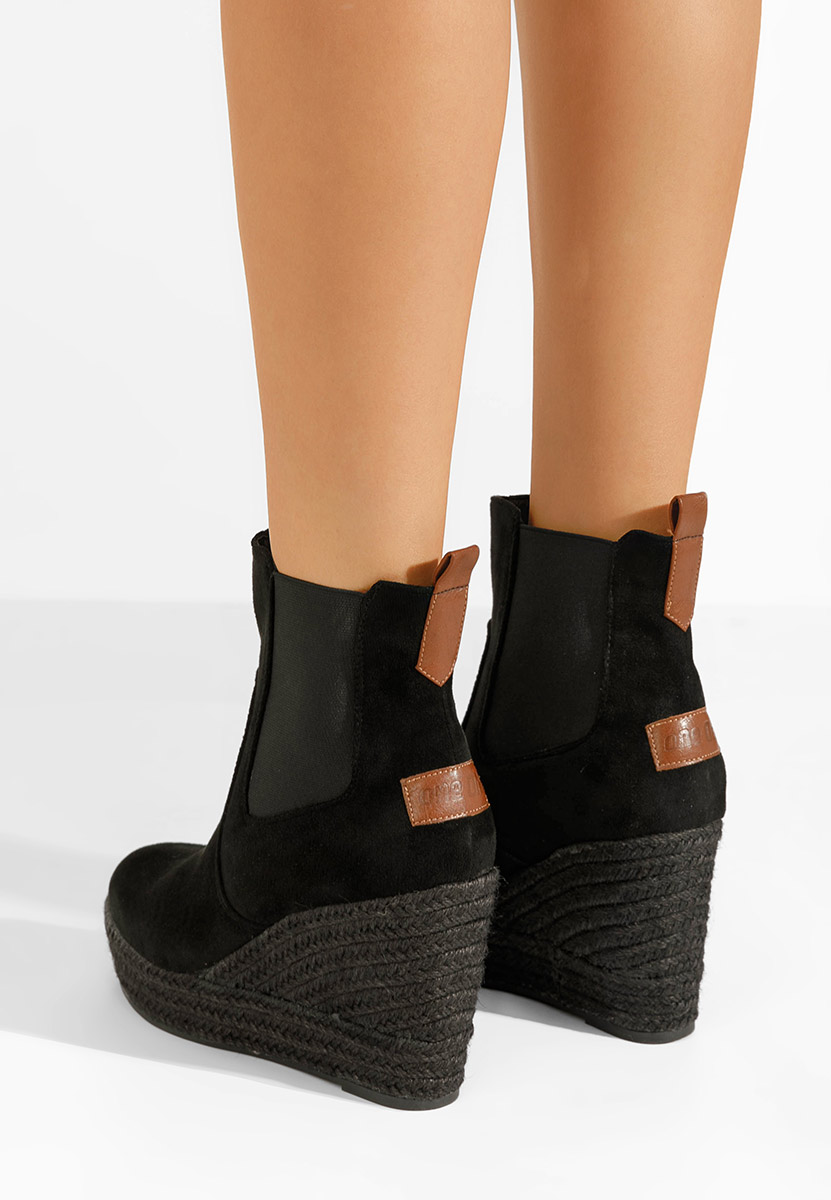 Botine cu platforma Dorethea negre
