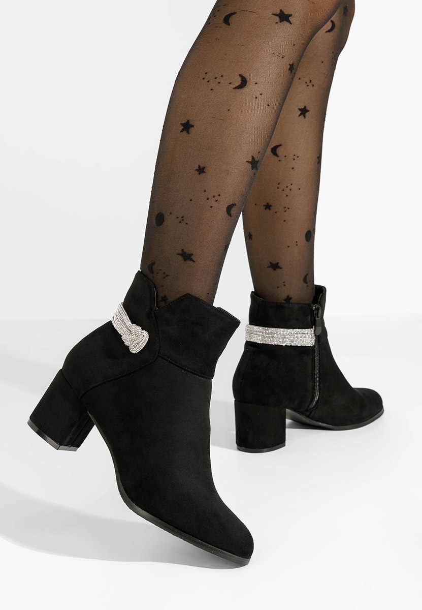 Botine dama elegante Helme negre