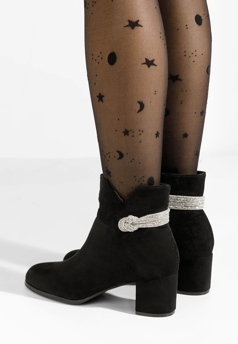 Botine dama elegante Helme negre
