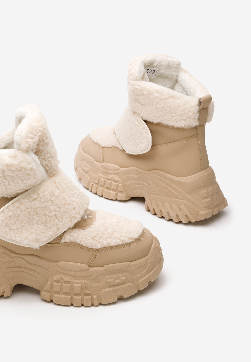 Sneakers dama imblaniti Comino kaki