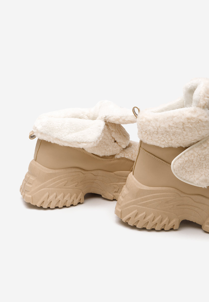 Sneakers dama imblaniti Comino kaki