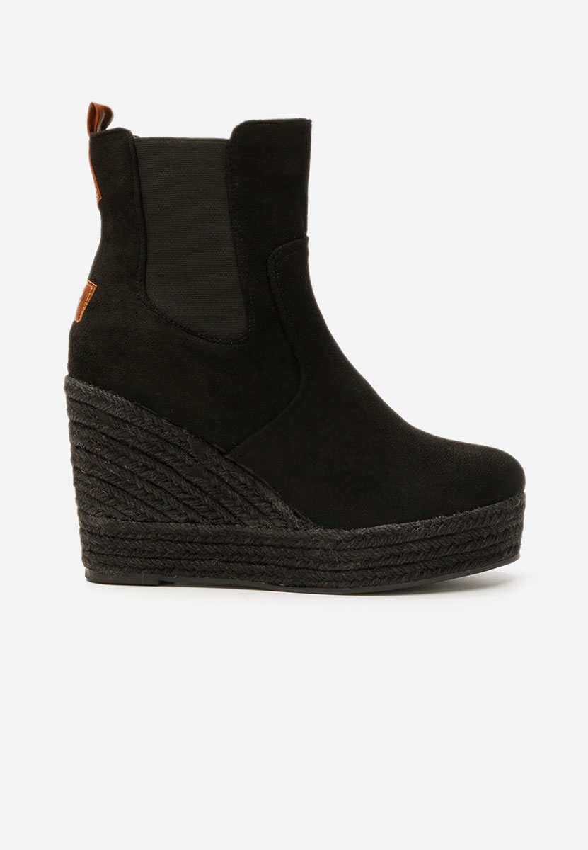 Botine cu platforma Dorethea negre