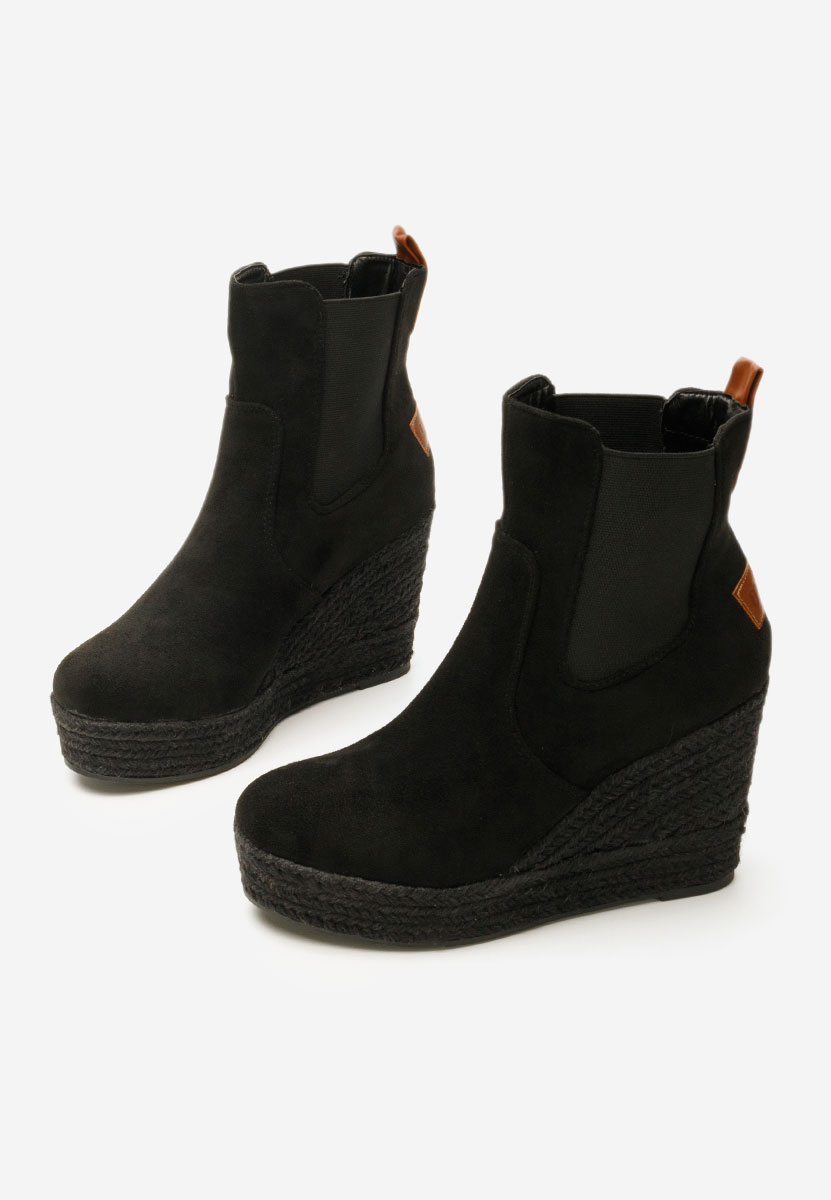 Botine cu platforma Dorethea negre