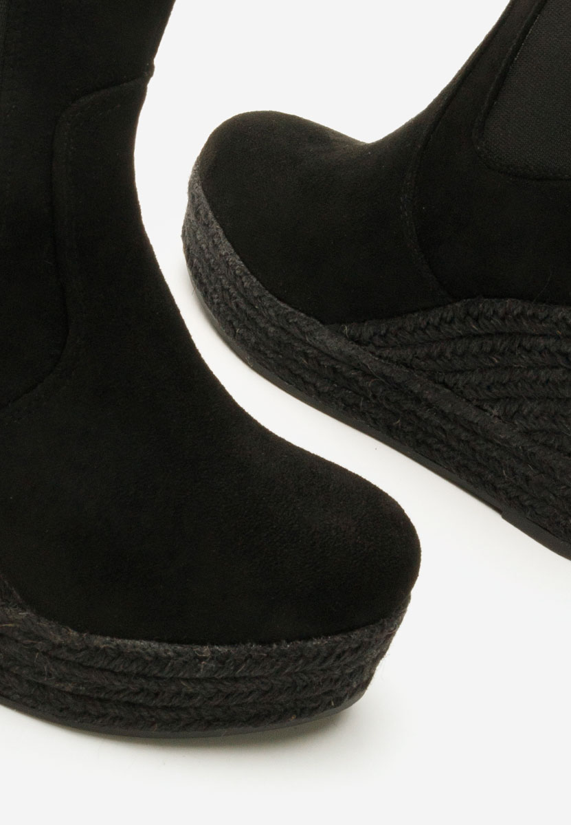 Botine cu platforma Dorethea negre