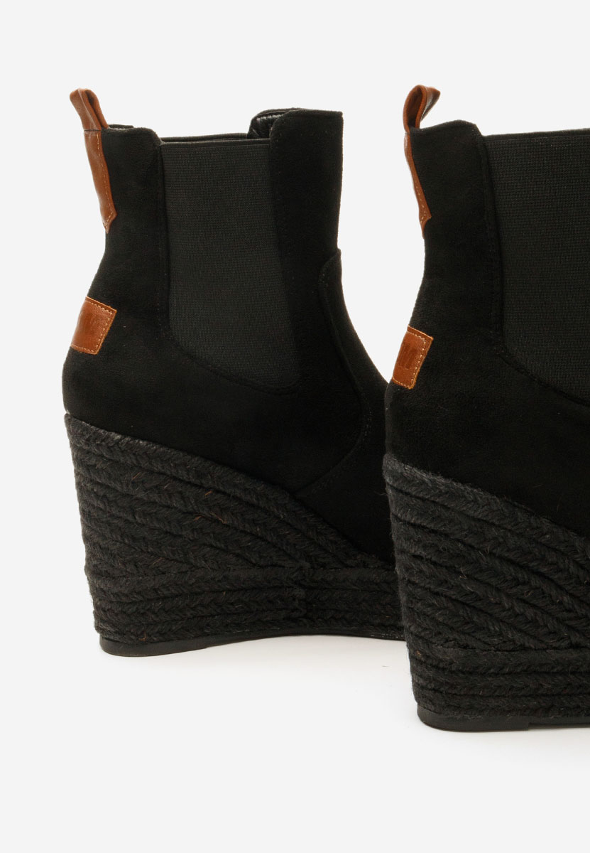 Botine cu platforma Dorethea negre