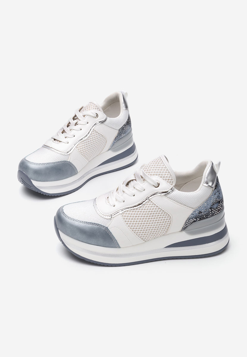 Sneakers cu platforma Tiela albastri