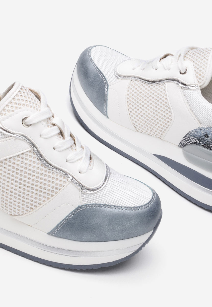 Sneakers cu platforma Tiela albastri