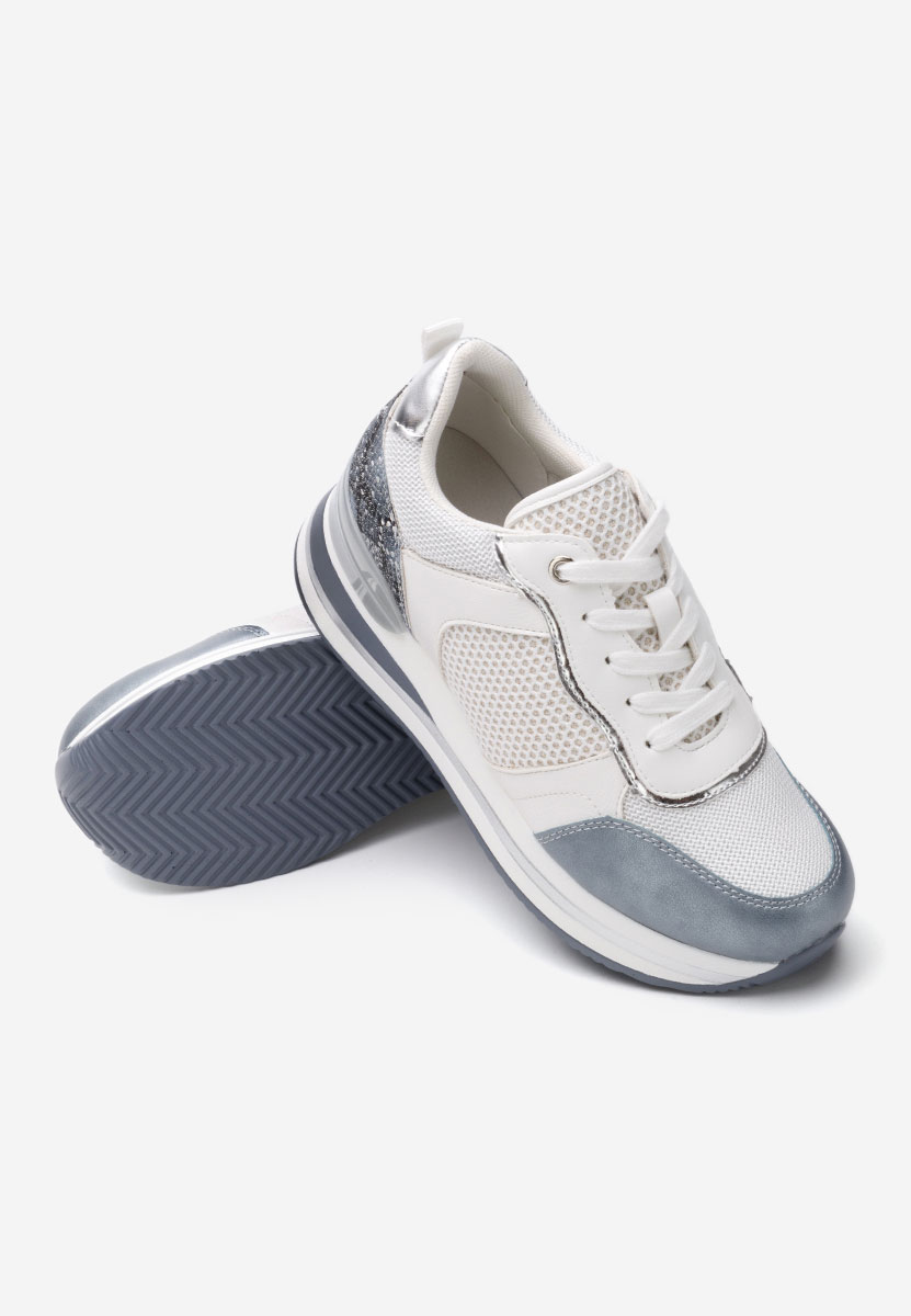 Sneakers cu platforma Tiela albastri