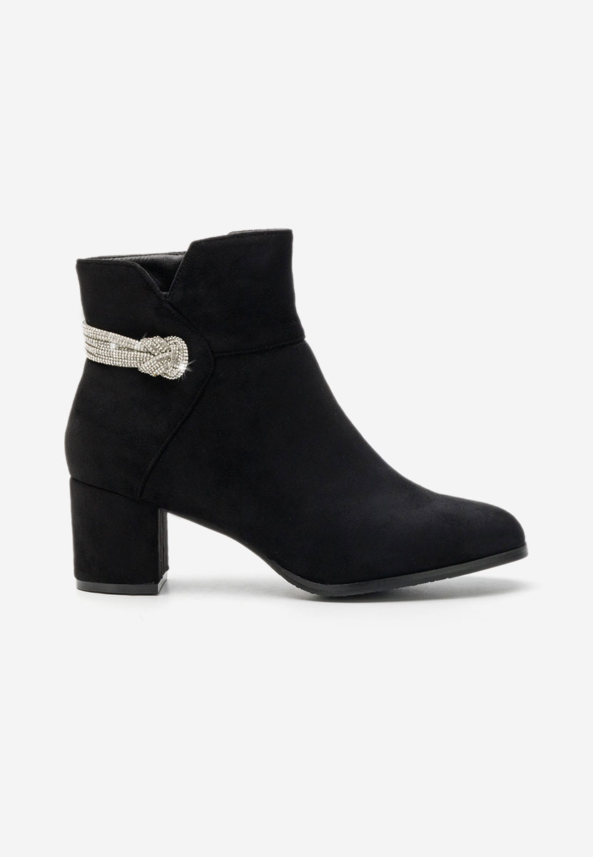 Botine dama elegante Helme negre