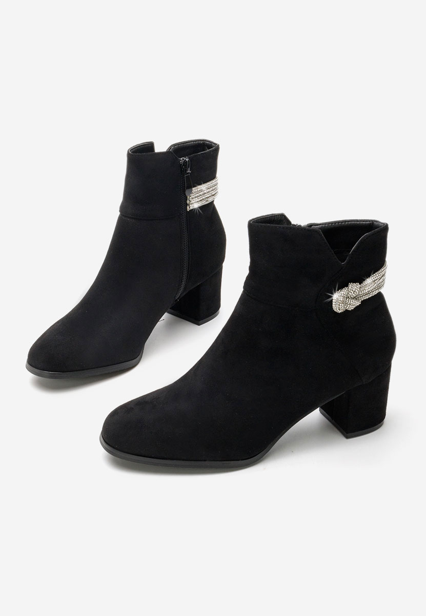 Botine dama elegante Helme negre