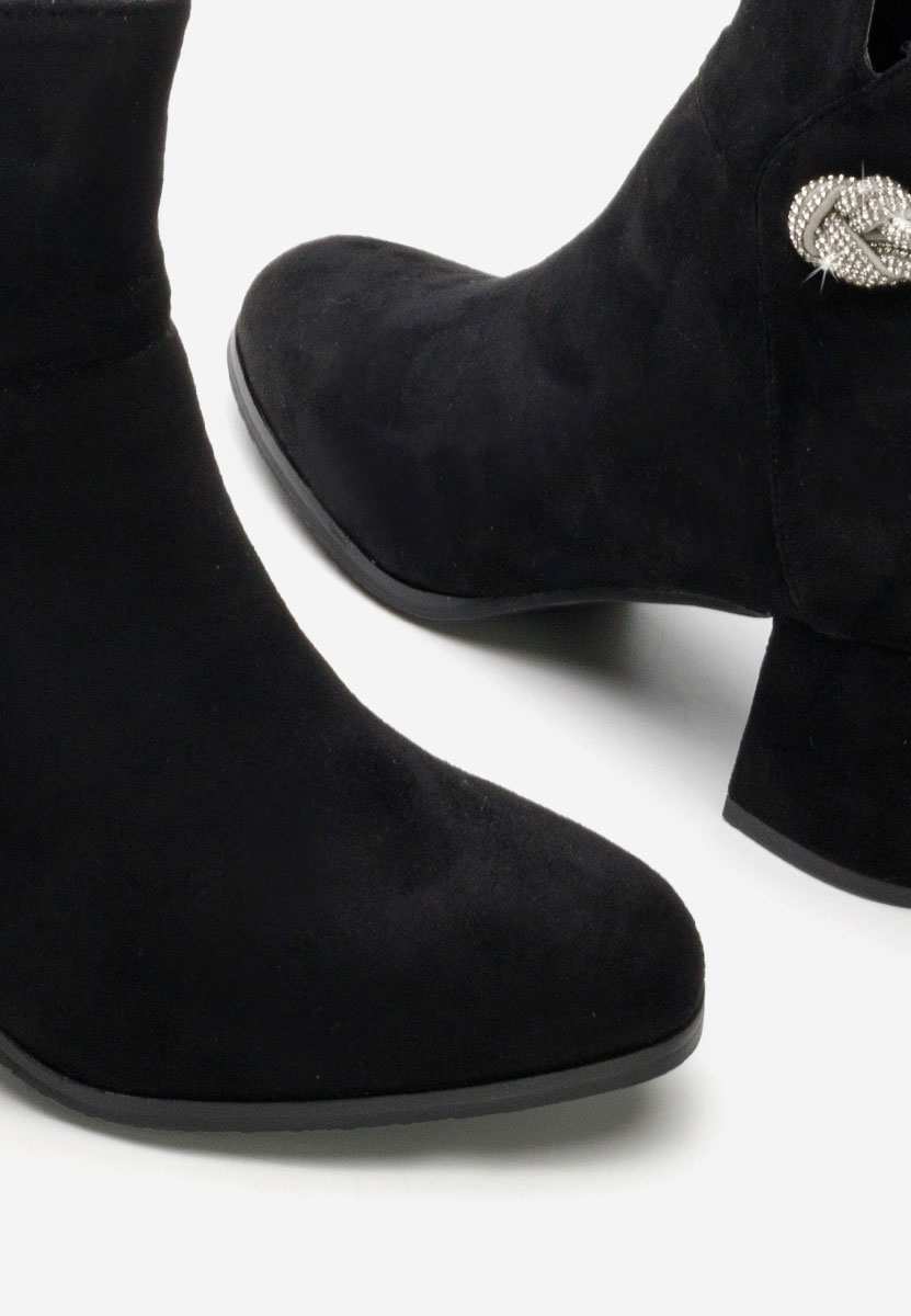 Botine dama elegante Helme negre