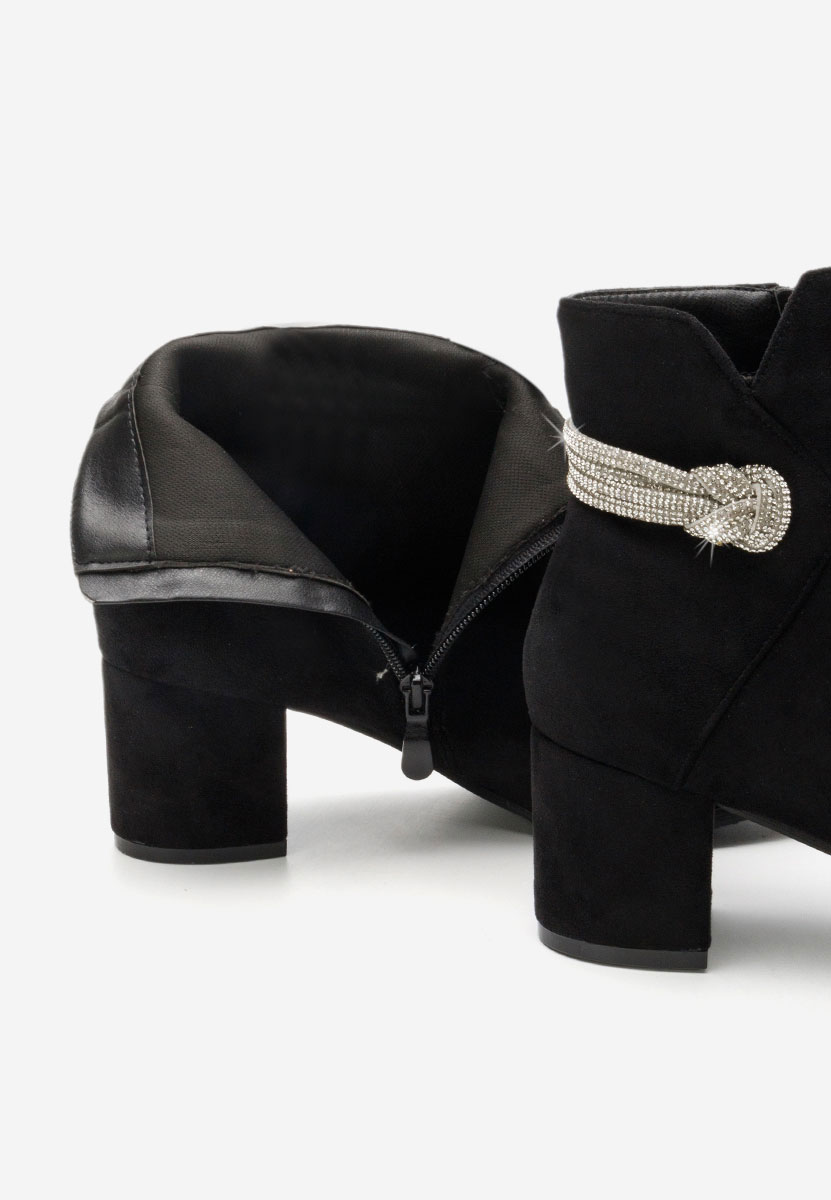 Botine dama elegante Helme negre
