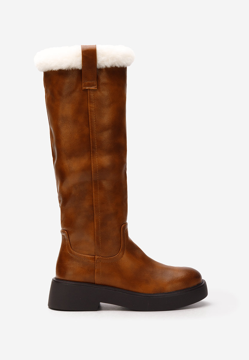 Cizme dama Kayce camel