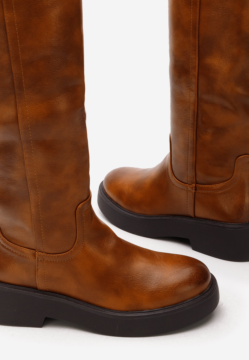 Cizme dama Kayce camel